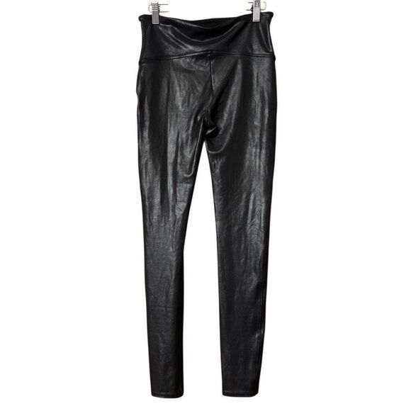 SPANX Faux Leather Leggings black medium - Picture 2 of 10